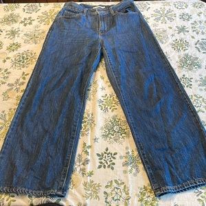 Levi’s high waisted straight jeans
